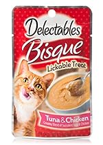 Delectables Bisque Lickable Treat - Tuna & Chicken 1.4oz - Pack of 12
