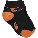 NCAA Texas Longhorns Infant Black-Focal Orange Team Logo Baby Socks (9-24 MO)
