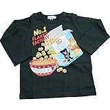 ダブルB(mikihouse) ブラックベア フレークプリント長袖Ｔシャツ 100cm 黒（05）