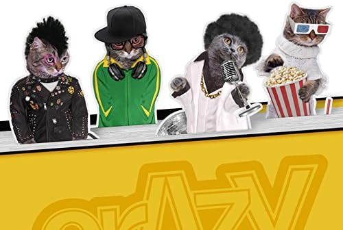 Magnetic Bookmarks - Crazy Cats