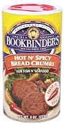 Bookbinders Old Original Hot and Spicy Breadcrumbs 8-Ounce Pack of 12