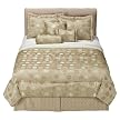 - Gold Solano 7-pc. Jacquard Comforter Set - King