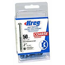 Kreg SML-C2B-50 Blue-Kote WR Pocket Screws - 2-Inch, 50 pack