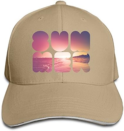 Man's 100% Cotton Summer Sandwich Hat Fitted