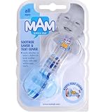 Mam Soother Saver With Teat Cover Pink