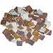 Garten & Freizeit : Keramik Mosaik ca. 110 Mosaiksteine glasiert 10x10mm Terramix
