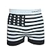 Crazy Cool Men's American Flag Seamless Boxer Briefs Underwear 6-Pcs, One Size