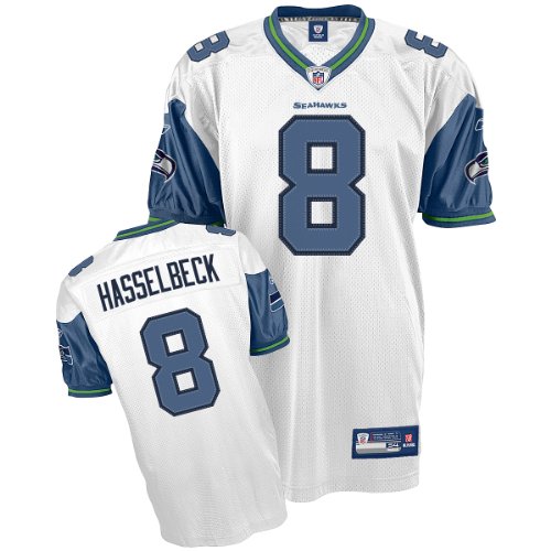 Reebok Seattle Seahawks Matt Hasselbeck Authentic White Jersey Size 54