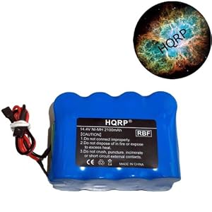 HQRP 2100mAh Battery for Euro-Pro Shark HandVac SV70 Cordless Vacuum Cleaner Replacement plus HQRP Coaster