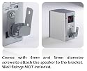 Set of 5 Home Cinema Wall Speaker Mounts