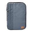 CaseCrown Faux Suede Sleeve Case (Grey) to Protect the DIGISTOR External Blu-ray Burner USB 2.0 (Tray Load)