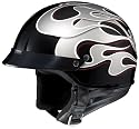 HJC CS-2N Lava Open Face Motorcycle Helmet MC-1 Black/Red/Silver Extra Small XS 410-911