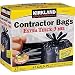Kirkland Signature 42-Gallon Heavy Duty Contractor Clean Up Bags - 32 Count