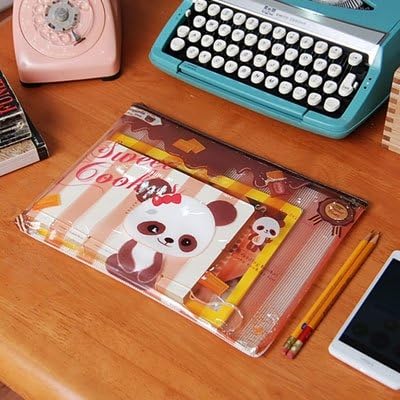 Ku Panda PVC Multi Pouch Large (A4 file compatible) - A type