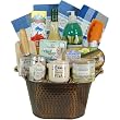 Fish Supper Luxury Gourmet French Gift Basket with Italian Aloe Towelettes