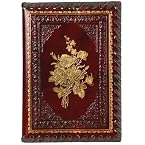 Embossed Gold Roses Leather Journal