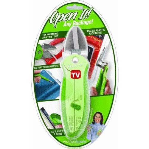 Zibra ZPCOPEN-GR Open It Universal Package Opener (Green)