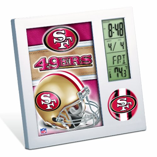 San Francisco 49ers Digital Desk Clock