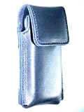 Nutshell 258MFCBLK Leather Holster with Safety Shielded Magnet Fastened Flap and Steel Belt Clip for Apple iPhone 4 and Selected SmartPhones - 1 Pack - Frustration-Free Packaging - Black