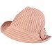 Ladies Summer Braid Ribbon Bow Fedora Trilby Hat Pink