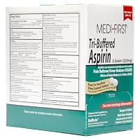 Medifirst Buffered Aspirin Industrial Packets 250 X 2