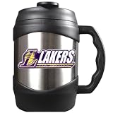 NBA Los Angeles Lakers 52-Ounce Stainless Steel Macho Travel Mug with Bottle Opener