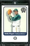 2001 Fleer Greats Of The Game Baseball Card # 21 Rollie Fingers Oakland Athletics