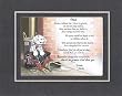 Personalized Touching and Heartfelt Poem for Father - There's No Greater Dad Than You . . . Poem on 11 x 14 inches Double Beveled Matting