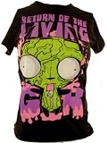 Invader Zim Ladies T-Shirt - Return of the Living Gir on Black
