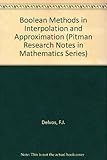 Boolean methods in interpolation and approximation