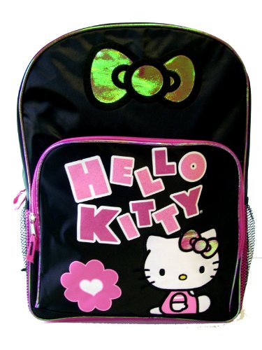 Hello Kitty Backpack – Black & Hot Pink