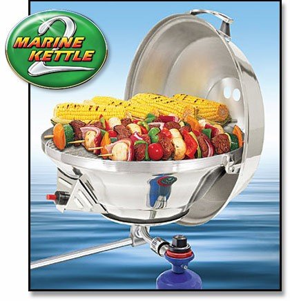 Marine Kettle 2 Stove & Gas Grill Combo Party Size 17