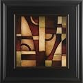 Connections II Brushstroke Textured Framed Art - 30x30"