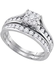 1.00CTW-DIA FASHION BRIDAL SET