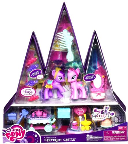 My Little Pony Exclusive Playset Celebration at Canterlot Castle Includes Twilight Sparkle Starbeam Twilight