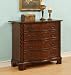 Powell Masterpiece 18th Century Hand Inlaid 4-Drawer Serpentine Hall Chest