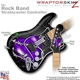 Barbwire Heart Purple WraptorSkinz Skin fits Rock Band Stratocaster Guitar for Nintendo Wii, XBOX 36