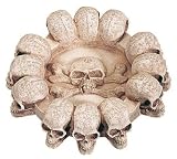 Skull Head Ashtray Collectible Statue Figurine Figure Skeleton Smoke