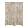 4 Panel Sterling Screen - Silver
