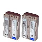 PRO SERIES Equivalent SONY NP-FM50 Li Ion HandyCam Camcorder Battery 2-Pack for HDR Series / DCR-DVD100 DCR-DVD200 & Many More