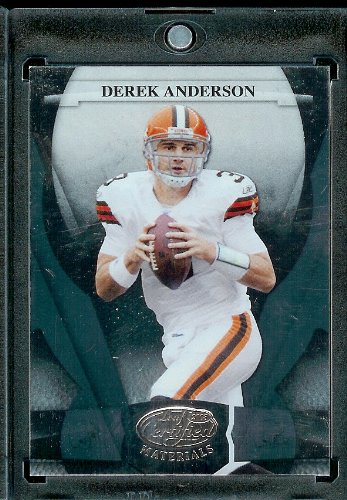 2008 Leaf Certified Materials Football Card - Derek Anderson / Cleveland Browns / NFL Trading Card in Protective Display Case!