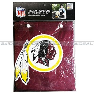 Washington Redskins Cooking Apron & Chef Hat, Nfl Barbecue Tailgating Gear