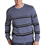 Nautica Sportswear Men's Long Sleeve Striped Crewneck Sweater