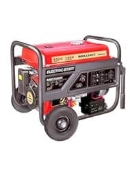 Lawn & Patio: Brilliant Powered By Mitsubishi MGB7000X Gasoline Generator with Electric Start, 7000-watt - Brilliant Group Industry, Inc.