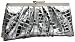 Jessica McClintock Metallic Croc Frame Clutch Image