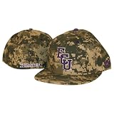 East Carolina Pirates Flat Bill Fitted Hat - Digital Camo - 7 1/4