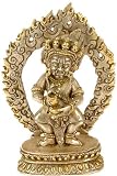 Two-Armed Mahakala - Sterling Silver Sclupture