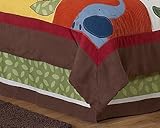Queen Kids Childrens Bed Skirt for Jungle Time Bedding Sets by JoJo