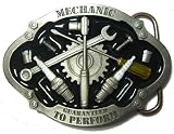 MECHANIC BELT BUCKLE + display stand