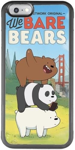 iPhone 6 iPhone 6s 4.7 Case,Custom We Bare Bears TPU and PC Case Black